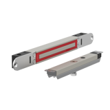 ME300EV60E2S Elektromagnetisches schloss unterputzmontage 2.800N 10-30V DC mit türstatus mit Gegenplatte MEE2S für Schiebetüren