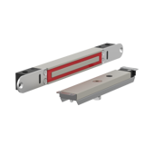 ME300EV50E4S Elektromagnetisches schloss unterputzmontage 2.800N 10-30V DC mit Verriegelungsstatus + LED + türstatus mit Gegenplatte MEE4S für Schiebetüren