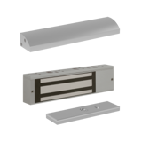 TEV5L Serratura elettromagnetica 5000N 12/24V DC certificata EN 13637 per Serie TE con staffa a L