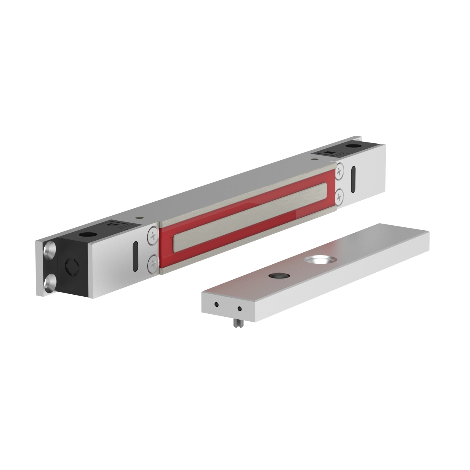 ME300SV5 Cerradura Electromagnética de sobreponer 2800N 10-30V DC con estado de puerta + LED + estado bloqueo