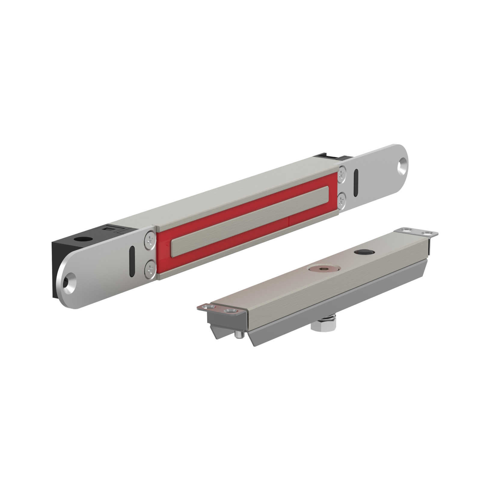 ME300EV00E2 Elektromagnetisches schloss unterputzmontage 2.800N 10-30V DC mit Gegenplatte MEE2 für Schiebetüren