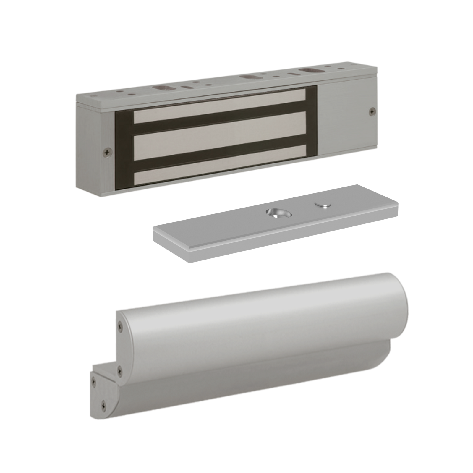 TEV5Z Elektromagnetisches Schloss 5000N 12/24V DC zertifiziert nach EN 13637 für Serie TE mit Z-Halterung