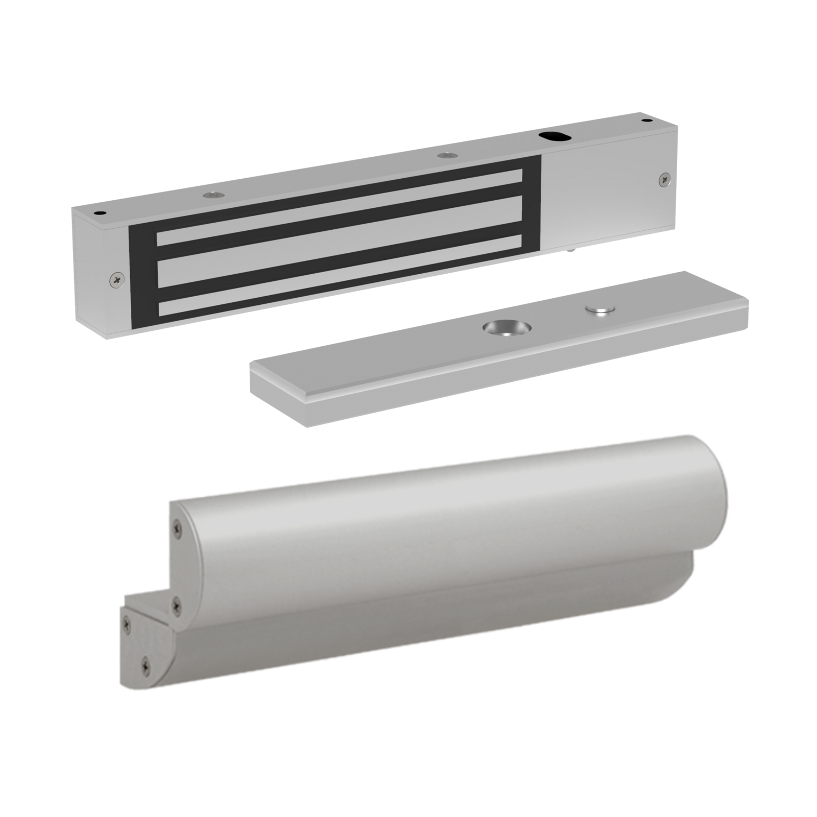 TEV2Z Elektromagnetisches Schloss 2000N 12/24V DC zertifiziert nach EN 13637 für Serie TE mit Z-Halterung