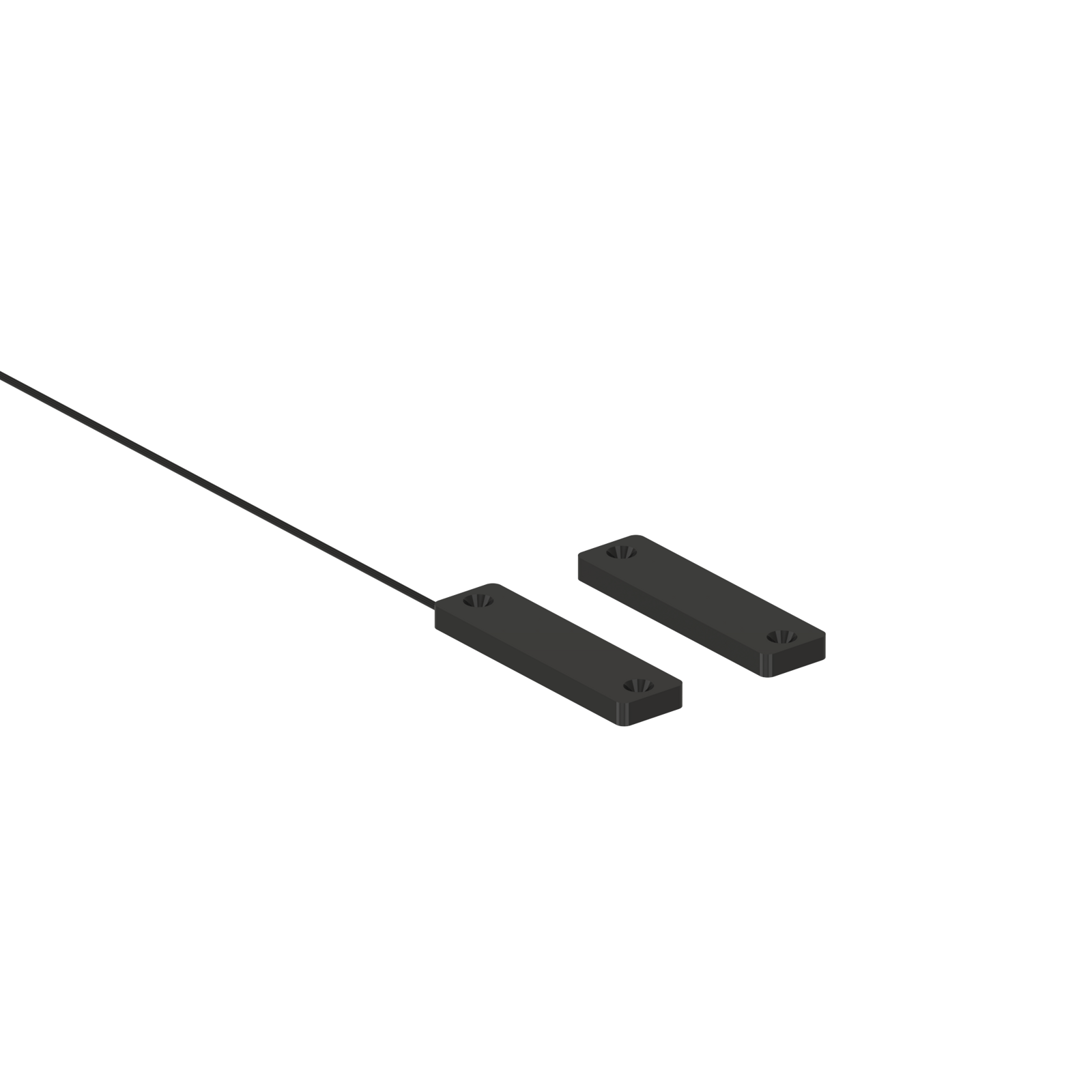 CME045K3 Contacto magnético de sobreponer ultraplano de alta capacidad Negro
