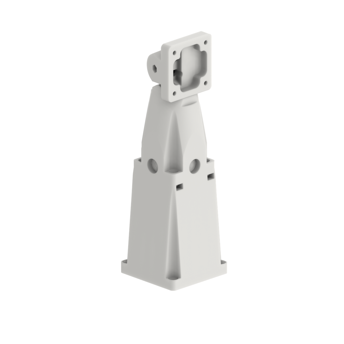 DHF22 Estensione da 15 cm + estensione da 19 cm con rotazione di 180° per serrature elettromagnetiche a montaggio superficiale Bianco