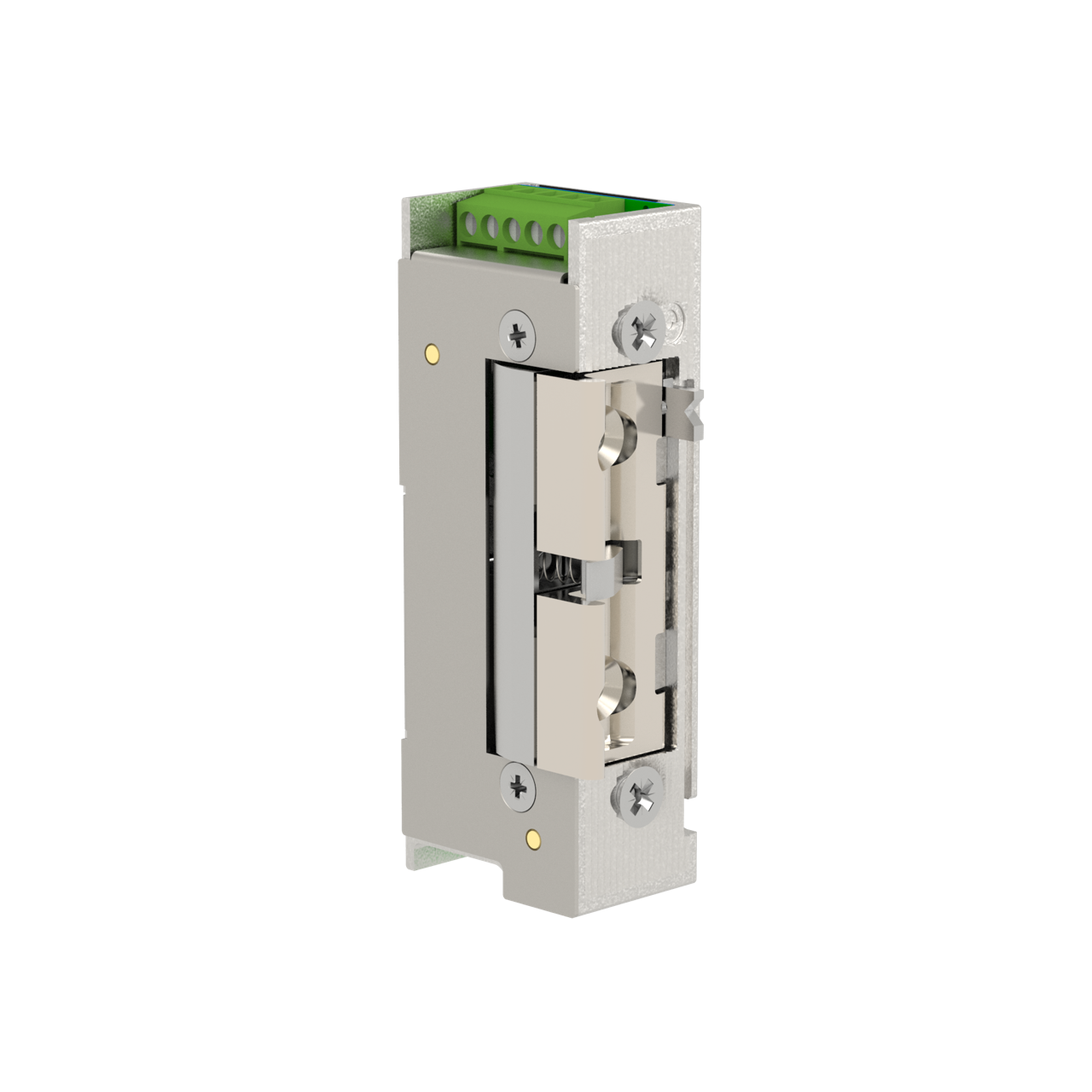 8ESNV10 Elektronischer Türöffner 10-30V AC/DC 8.000N Arbeitsstrom mit Arretierung, mechanischer Entriegelung und Rückmeldekontakt
